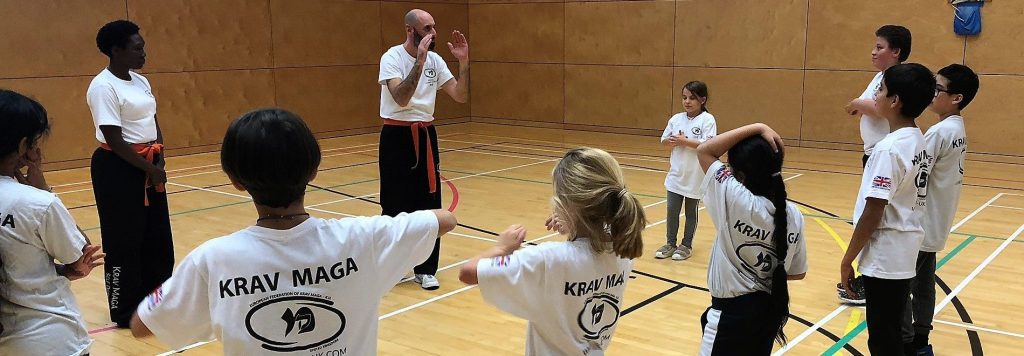 Teaching children self defence skills